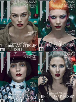 W Magazine covers, Keira Knightley, Scarlett Johansson, Mia Wasikowska, Rooney Mara W Magazine covers, Keira Knightley, Scarlett Johansson, Mia Wasikowska, Rooney Mara